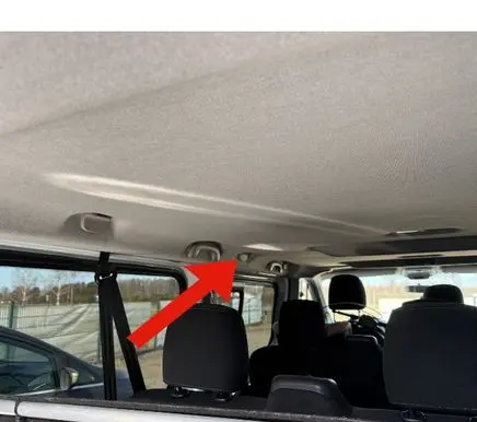 Opel Vivaro Headlining roof cover 93450095 SP7661 849G86586R