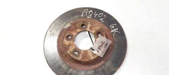 Peugeot 407 Rear brake disc neventiliuojamas