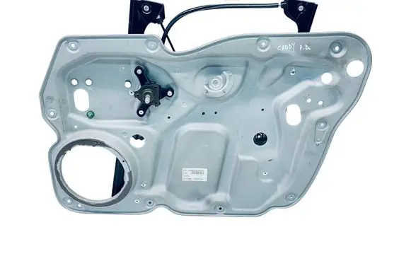 Volkswagen Caddy Front door manual window regulator 2K1837730L 2K0837040A