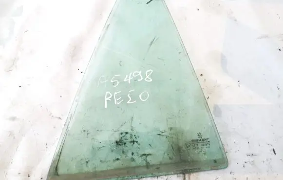 Rear vent window glass