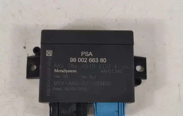 Peugeot 3008 I Parking PDC control unit/module 9800266380