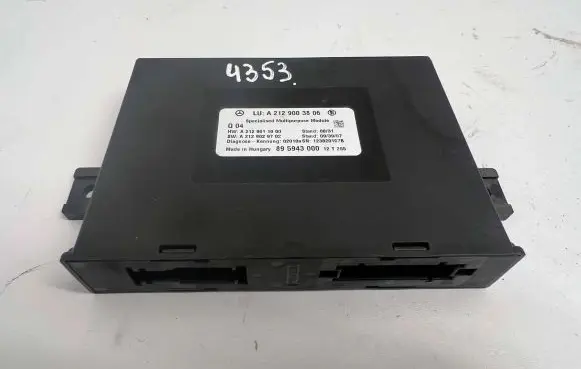 Mercedes-Benz E W212 Comfort/convenience module A2129003806 A2129011000 A2129029702