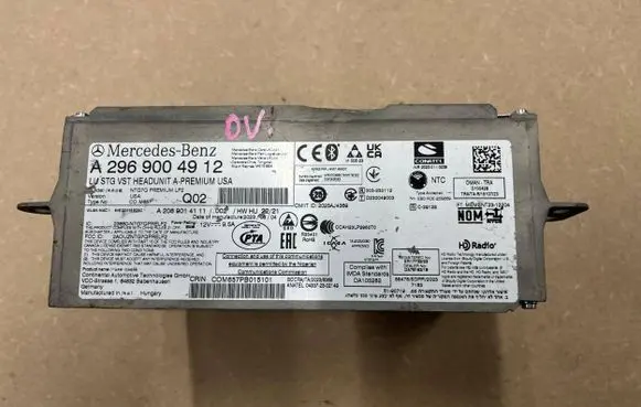Mercedes-Benz EQS X296 Radio/GPS head unit trim A2969004912