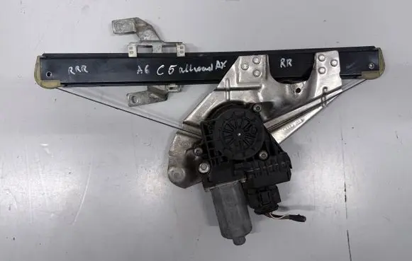 Audi A6 Allroad C5 Rear door window regulator with motor 4B0839398B