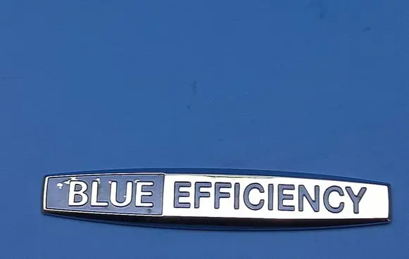 Mercedes-Benz E C207 W207 Fender model badge letters BLUEEFFICIENCY