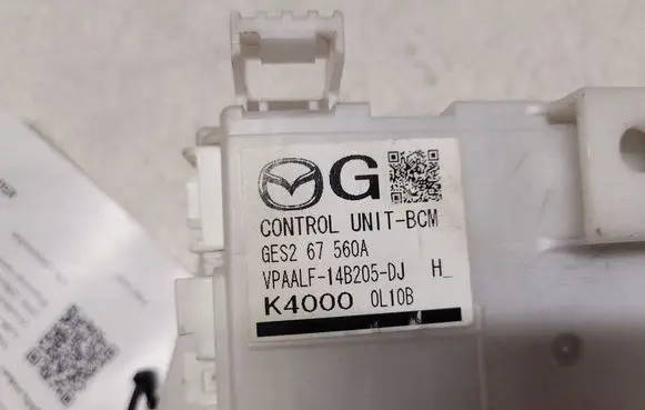 Mazda 6 Comfort/convenience module GES267560A VPAALF14B205DJ K4000