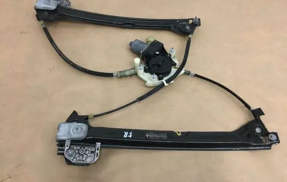 Front door window regulator with motor