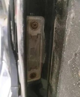 Opel Zafira A Number plate light 