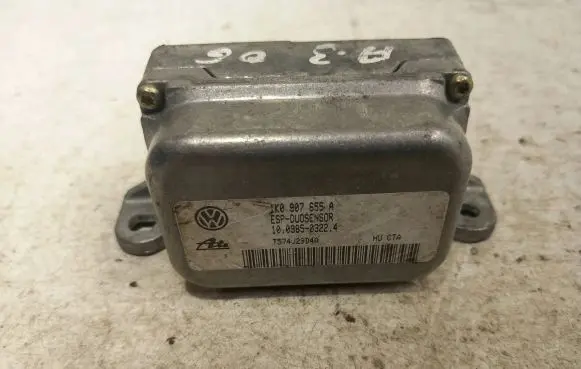 Volkswagen Golf V ESP acceleration yaw rate sensor 1K0907655A 10098503224 T574J29D4A