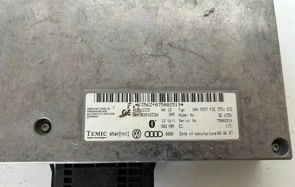 Audi Q7 4L Bluetooth control unit module 4e0862335