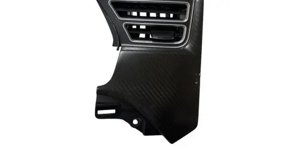 Dashboard air vent grill cover trim