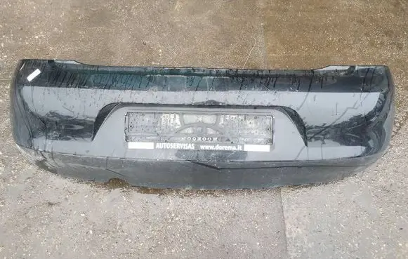 Volkswagen Fox Rear bumper juodas