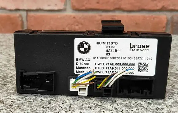Tailgate/trunk control unit/module