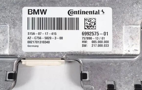 BMW 7 G11 G12 Camera control unit module 6992575MWGK 6992575