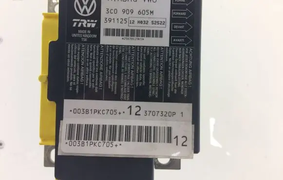 Volkswagen PASSAT B6 Airbag control unit/module 3C0909605M 391125