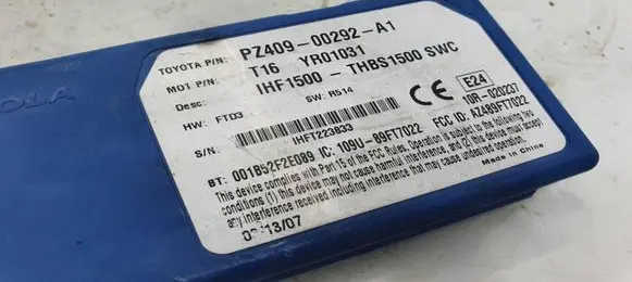 Toyota Corolla Verso E121 Other control units/modules PZ40900292A1