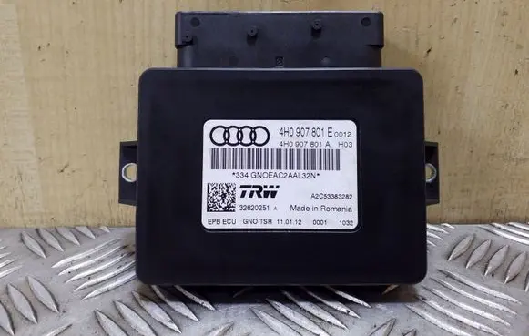 Audi A6 C7 Hand brake control module 4H0907801E A2C53383282 32620251A
