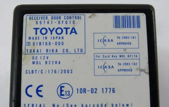 Toyota Corolla Verso AR10 Other control units/modules 897410F010