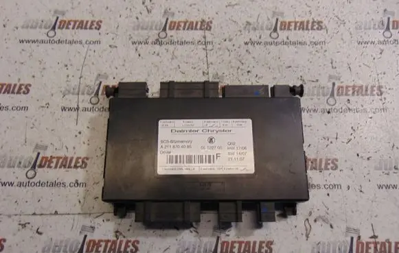 Mercedes-Benz GL X164 Seat control module A2118704085
