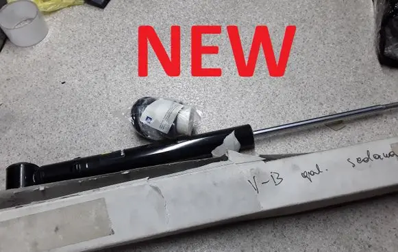 Opel Vectra B Rear shock absorber/damper 9192326 9156794
