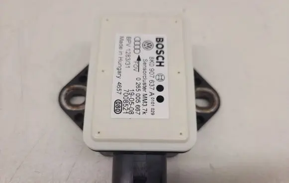 Audi A4 S4 B8 8K ESP acceleration yaw rate sensor 8K0907637A 0265005667 7008521