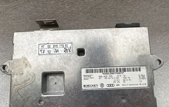 Audi A6 S6 C6 4F MMI control unit 4F0910731R 4E0035729