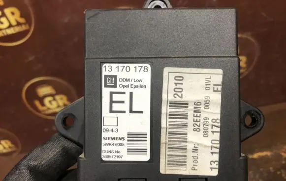 Opel Vectra C Door control unit/module 13170178