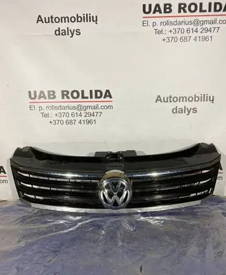 Volkswagen Phaeton Front bumper upper radiator grill 3D0853651AF 3D0853651AG 3D0853653F
