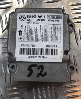 Volkswagen Touran I Airbag control unit/module 1K0909605T 5WK43412