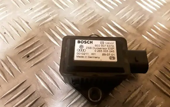 Audi A4 S4 B6 8E 8H ESP acceleration yaw rate sensor 8E0907637A 0265005245