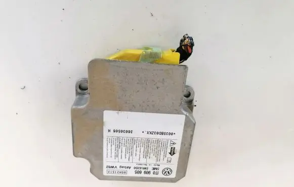 Volkswagen Touran I Airbag control unit/module 1t0909605 5wk43150