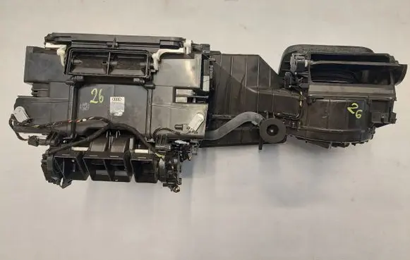 Interior heater climate box assembly