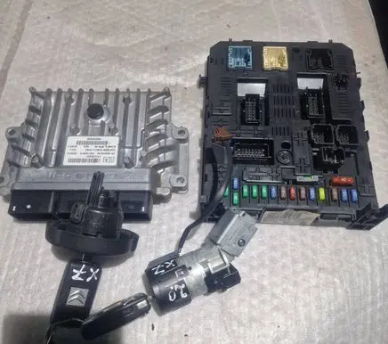 Citroen C5 Engine ECU kit and lock set 9663548180 9666266580 R0413C021B