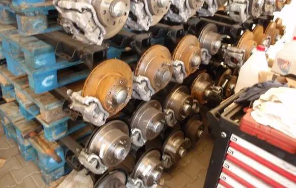 Rear axle beam