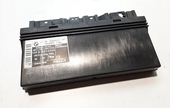 BMW 5 E60 E61 Comfort/convenience module 6969012 5WK49110