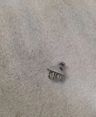 Sun visor clip/hook/bracket