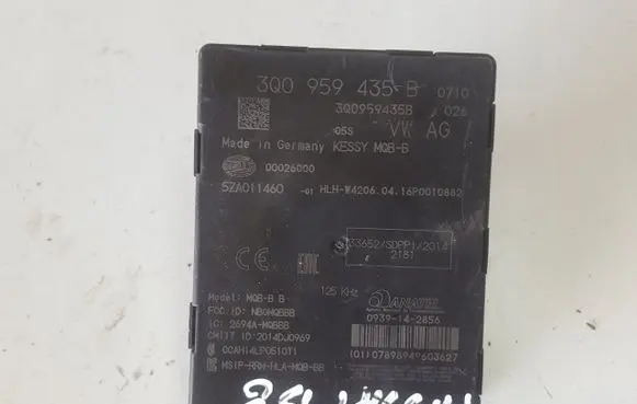 Volkswagen PASSAT B8 Keyless (KESSY) go control unit/module 3G0959435B