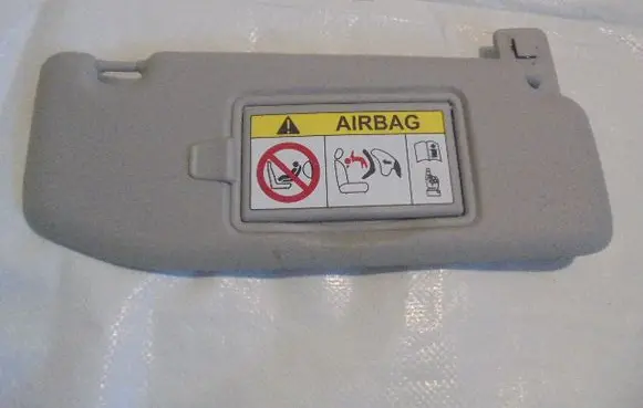 Citroen C3 Sun visor