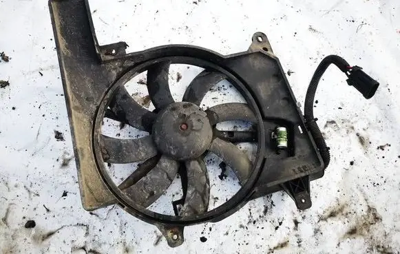 Opel Meriva A Radiator cooling fan shroud 52406445