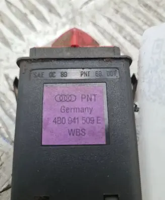 Audi A6 S6 C5 4B Hazard light switch 4B0941509