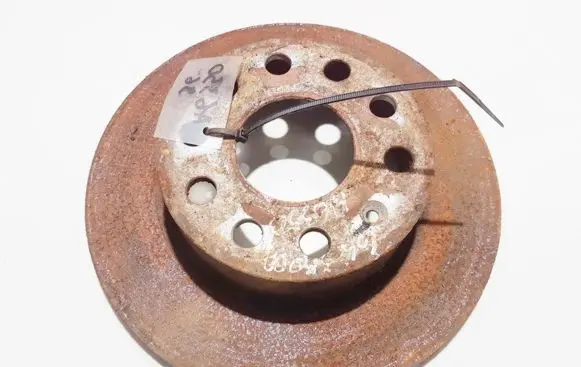 Skoda Octavia Mk2 (1Z) Rear brake disc neventiliuojamas