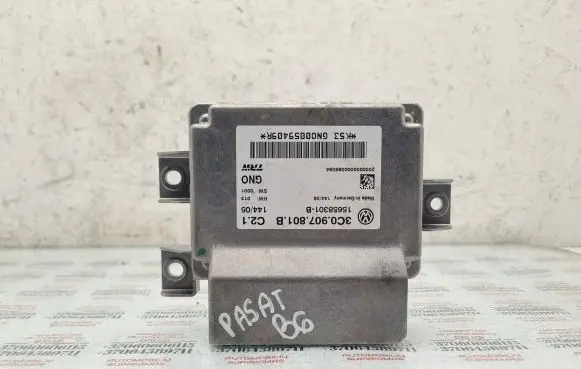 Volkswagen PASSAT B6 Hand brake control module 3C0907801B