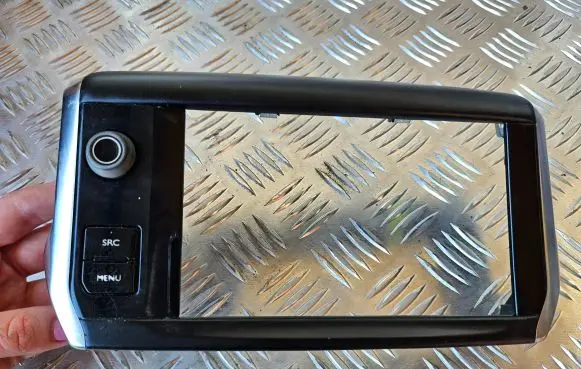 Peugeot 2008 I Radio/GPS head unit trim 9673861377