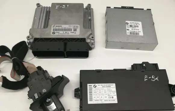 BMW 3 E90 E91 Engine ECU kit and lock set 78117007811657
