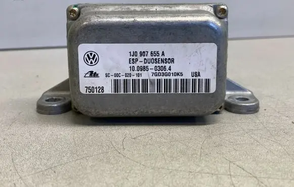 Volkswagen Touran I ESP acceleration yaw rate sensor 1J0907655A
