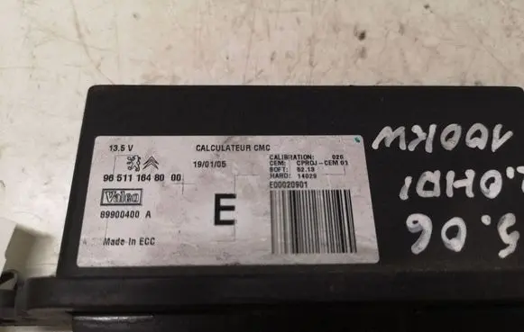 Citroen C5 Light module LCM 965111648000 89900400A E00020901
