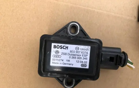 Audi A6 S6 C5 4B ESP acceleration yaw rate sensor 8E0907637A