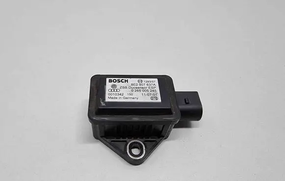 Audi A4 S4 B6 8E 8H ESP acceleration yaw rate sensor 8E0 907 637A