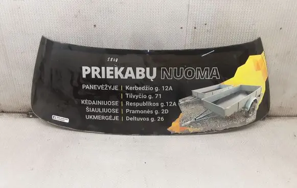 Toyota Avensis Verso Rear windscreen/windshield window 