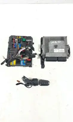Peugeot 308 Engine ECU kit and lock set 9819851480 9829729480